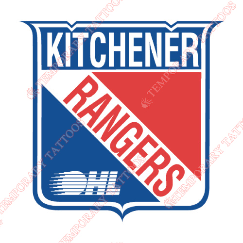 Kitchener Rangers Customize Temporary Tattoos Stickers NO.7333